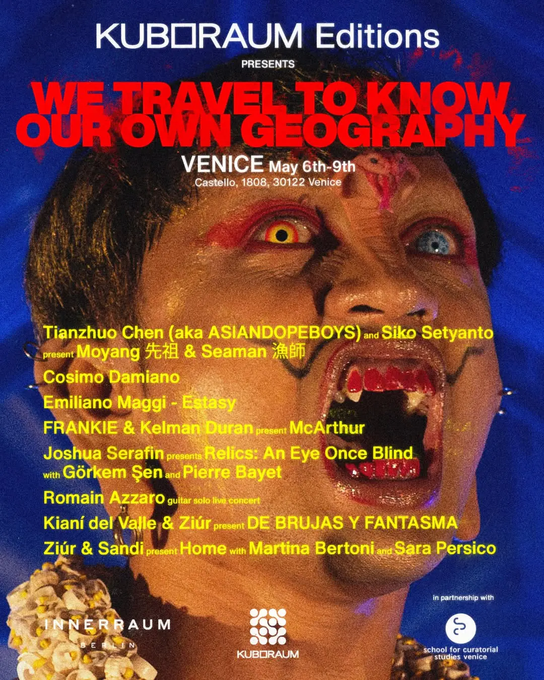 Kuboraum Editions presents WE TRAVEL TO KNOW OUR OWN GEOGRAPHY