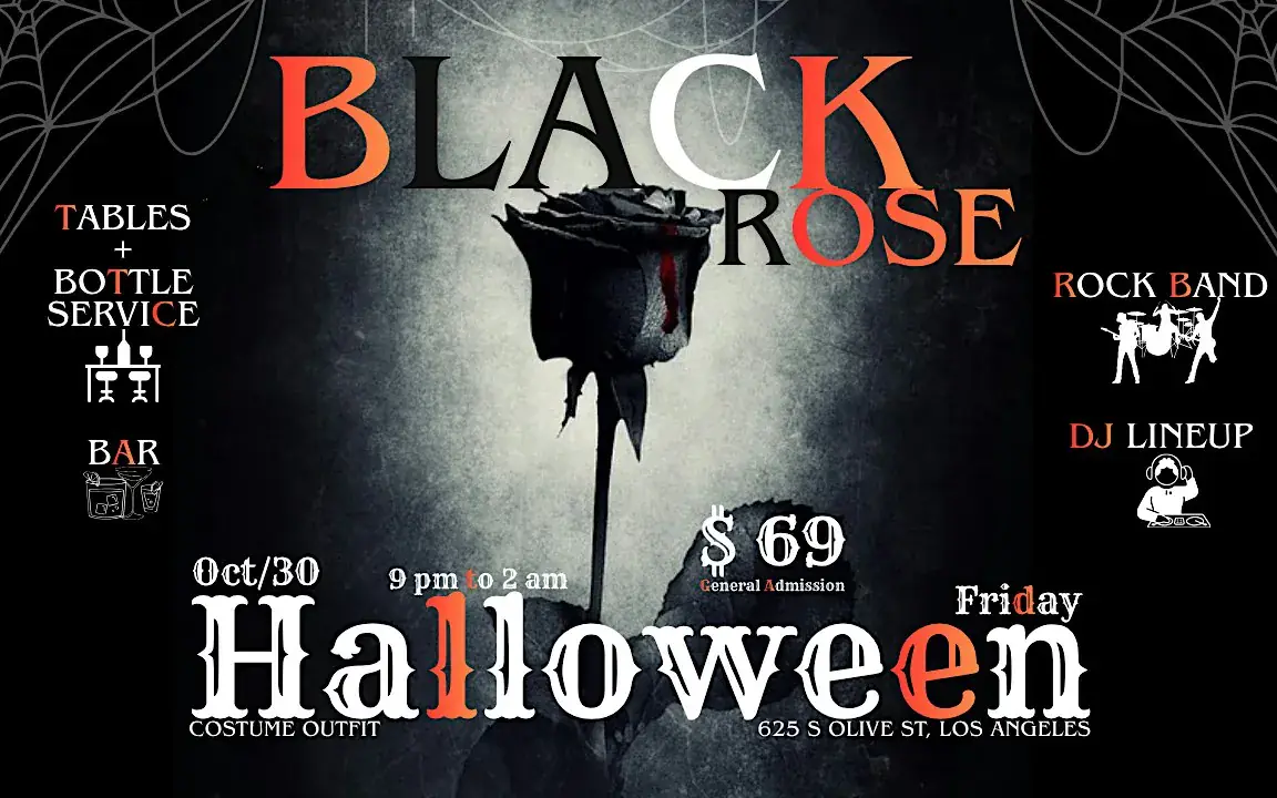 Black Rose Halloween Party