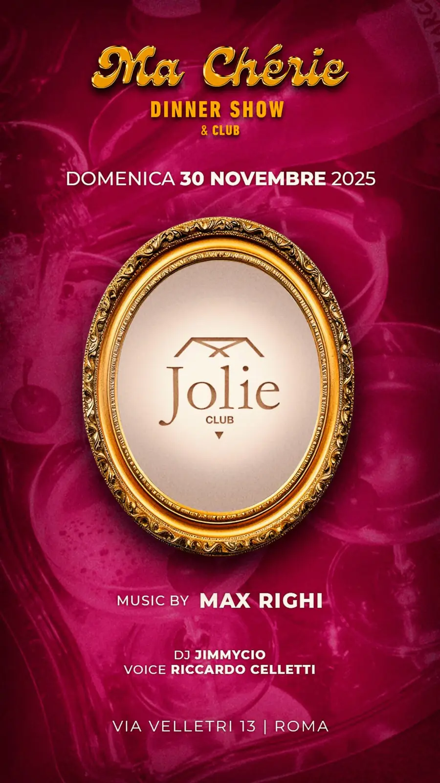Ma Chérie Dinner Show en el Jolie Club