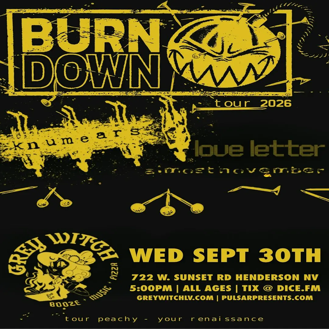 BurnDown Tour 2026: Knumears