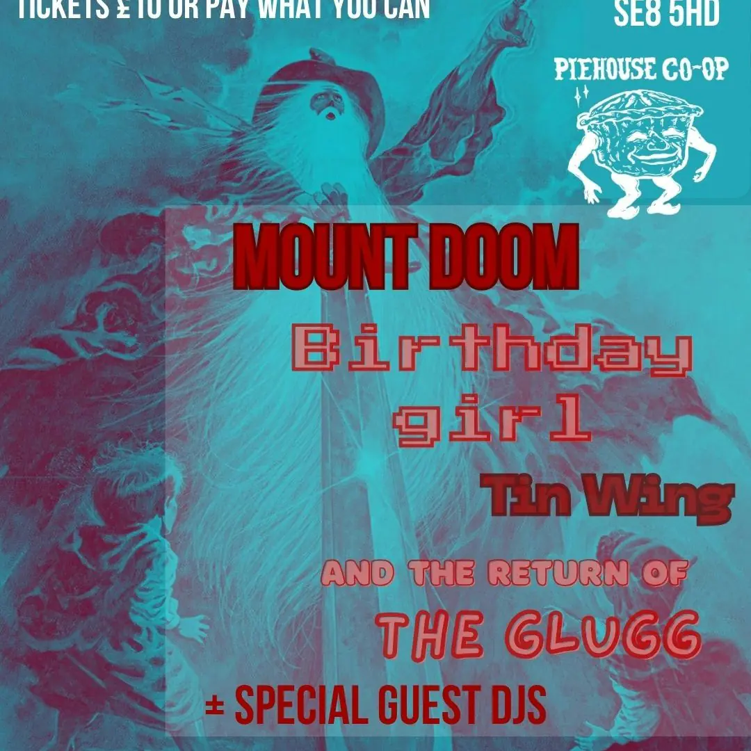 Mt Doom and friends Fundraiser for Piehouse