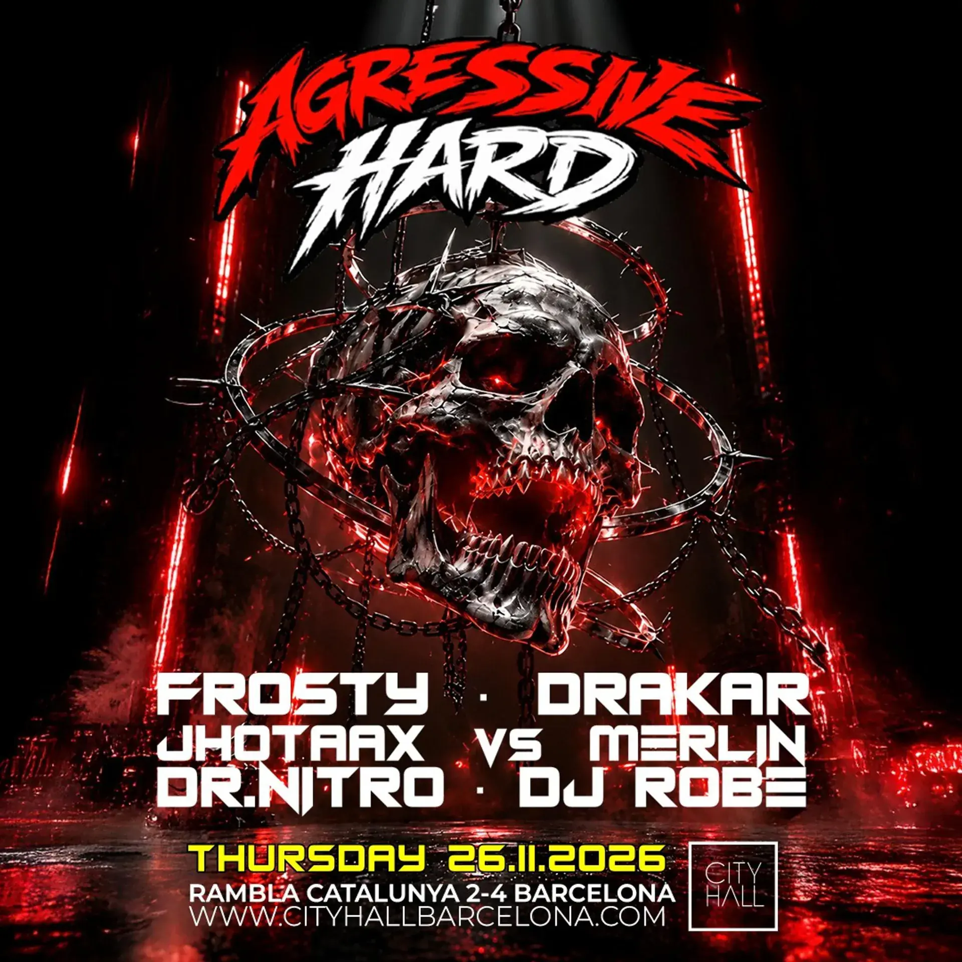 AGRESSIVE HARD | City Hall Barcelona
