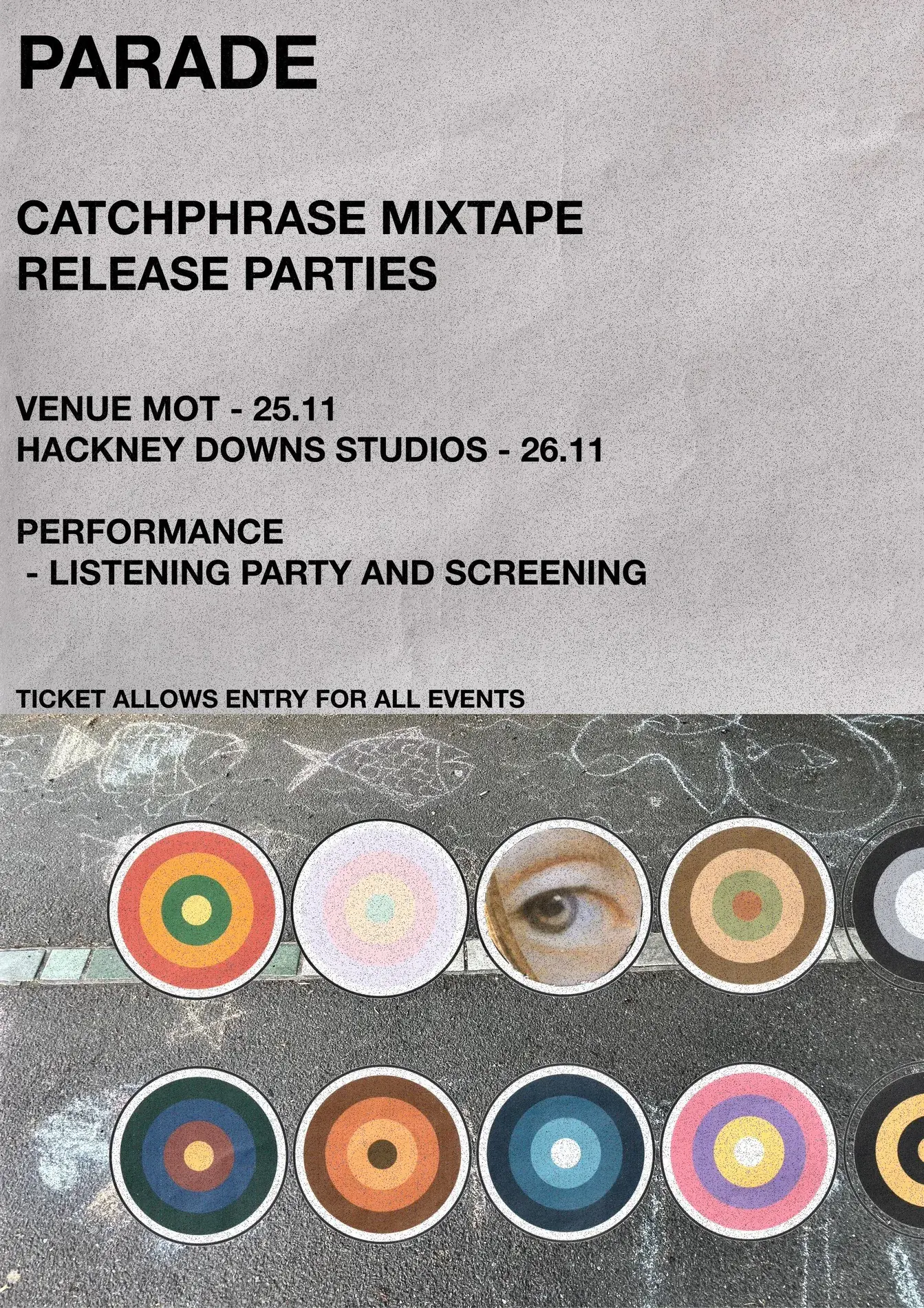 PARADE Catchphrase Mixtape Release Parties