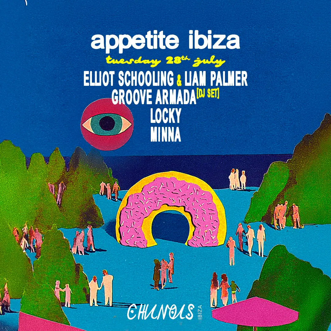 Appetite x Chinois: Groove Armada, Elliot Schooling & Liam Palmer, Locky, Minna