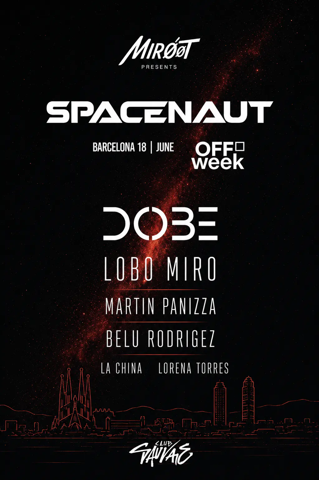 Off Week MIRØØT SHOWCASE pres. SPACENAUT with DOBE