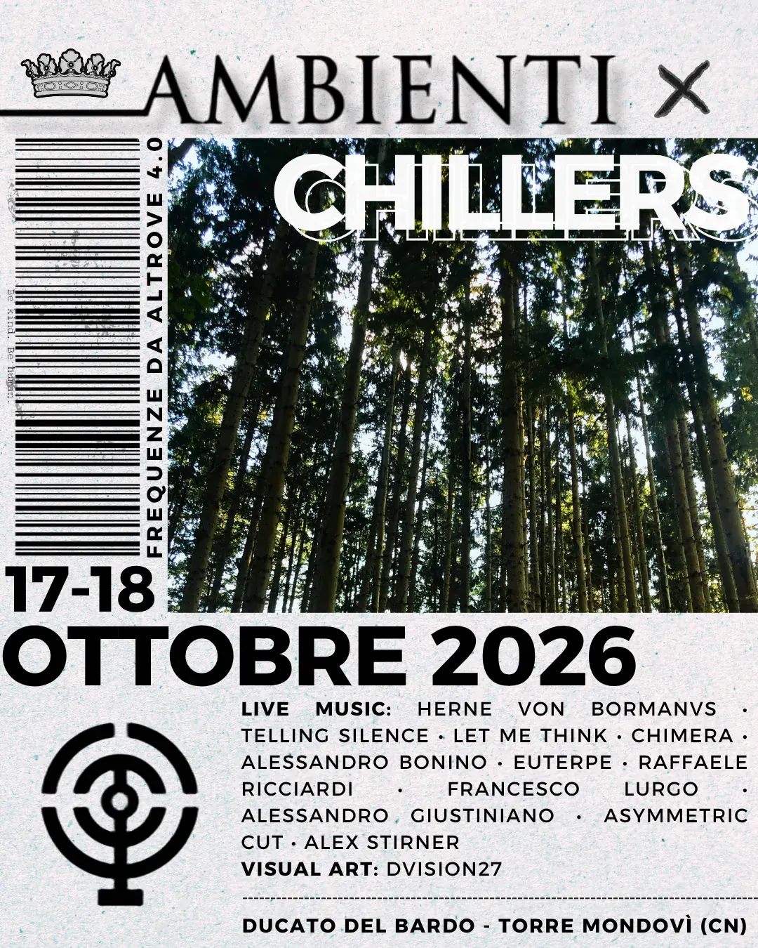 AMBIENTI x CHILLERS FREQUENZE DA ALTROVE 4.0