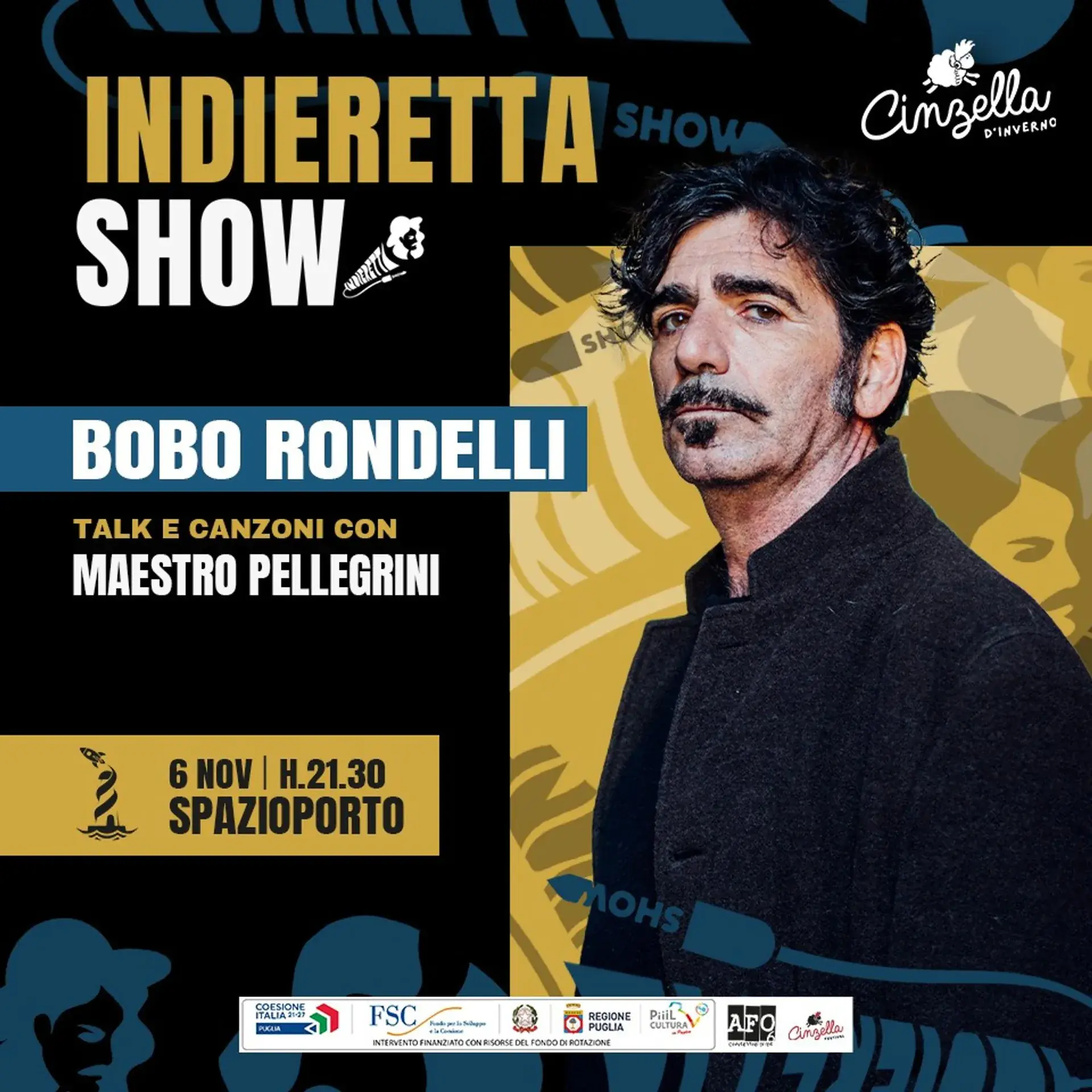 Indieretta Show — Discussions et chansons avec Bobo Rondelli feat. Maestro Pellegrini