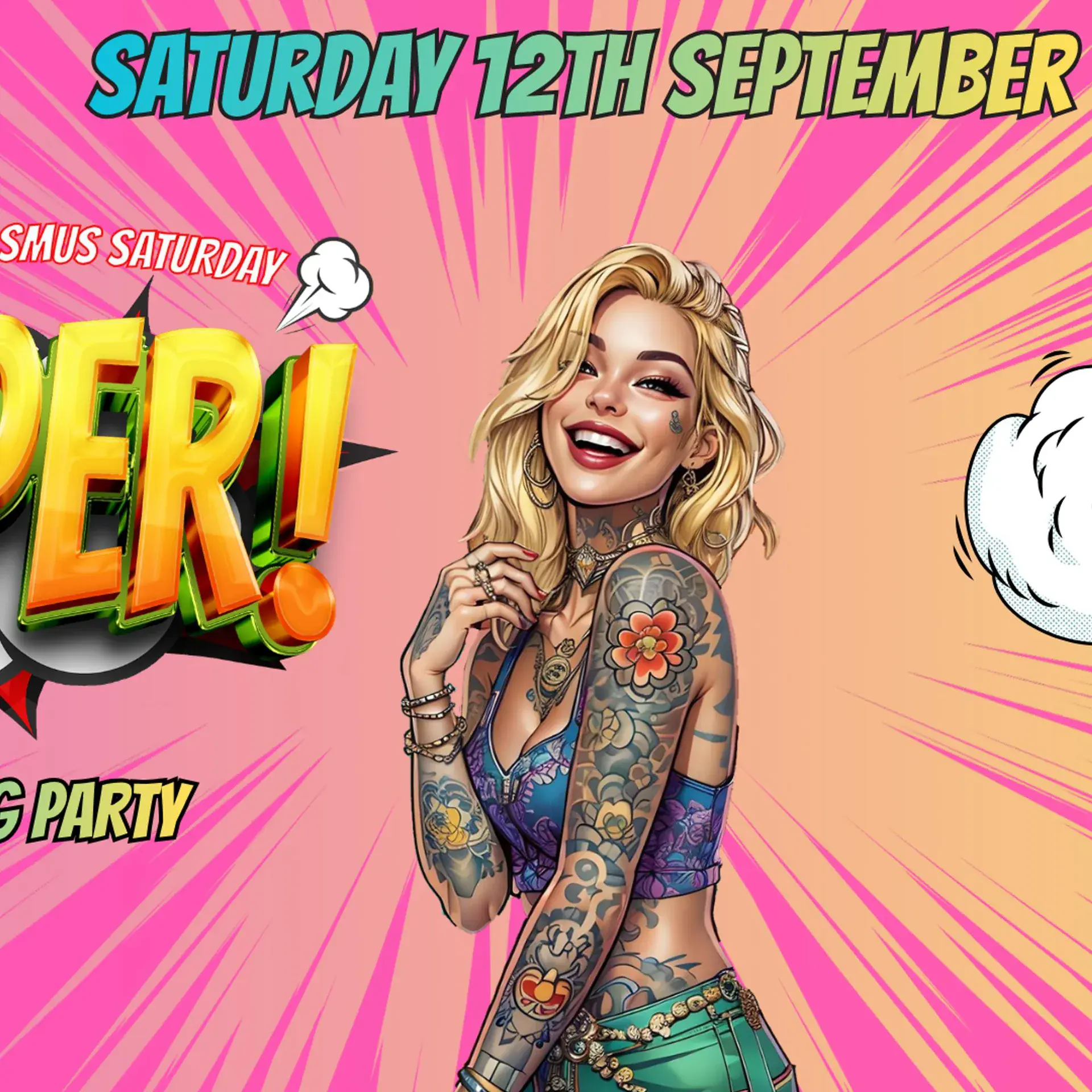 Sabato 12 Settembre BIG OPENING UNIVERSITY AND ERASMUS PARTY @ Nasty Club