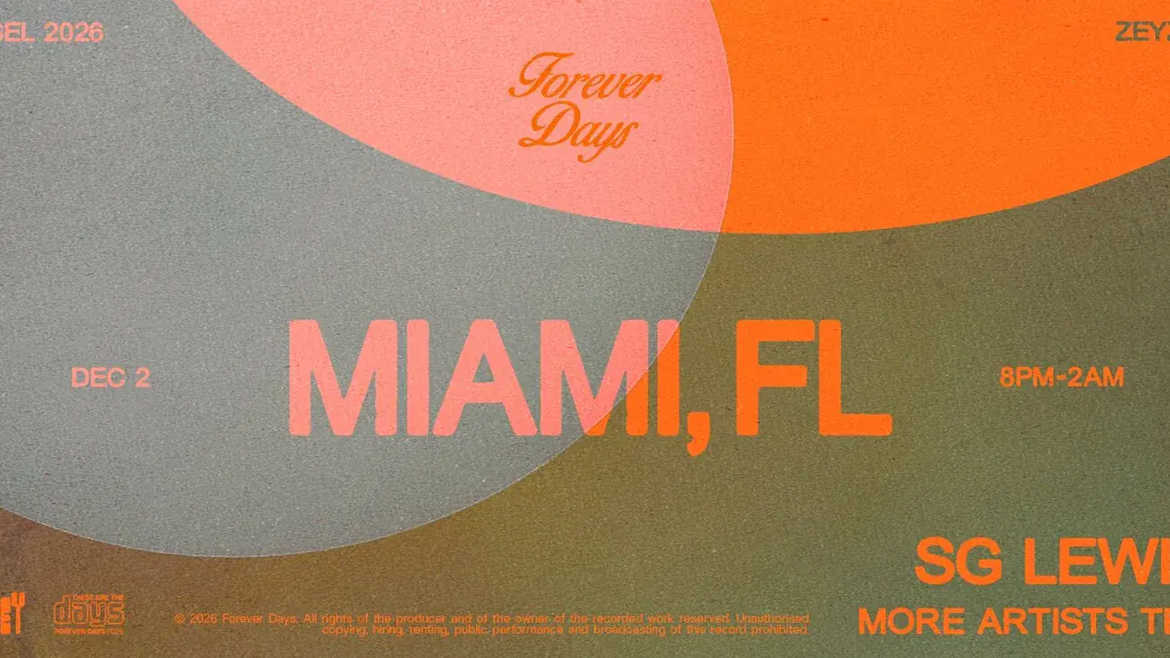 SG Lewis présente Forever Days, Miami