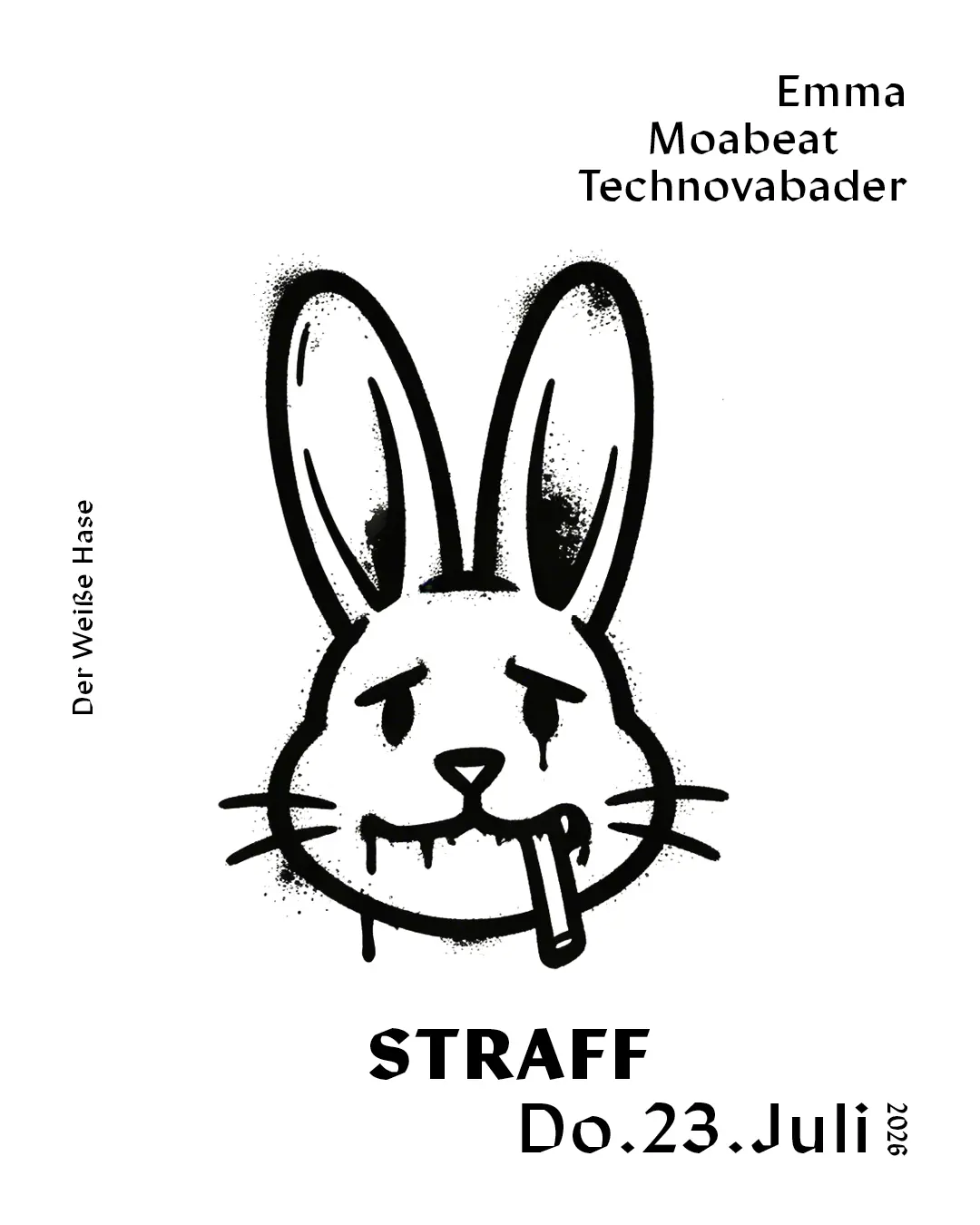 STRAFF / Thursday Techno / 5€ until 1 AM