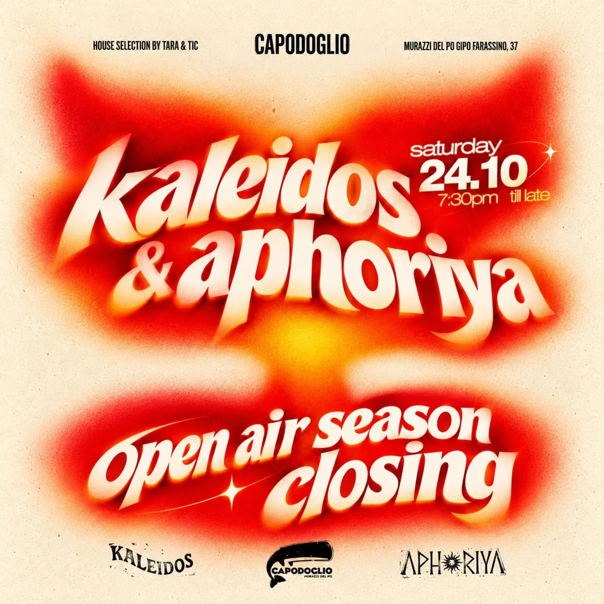 APHORIYA & KALEIDOS w / Afterparty ✷ Capodoglio