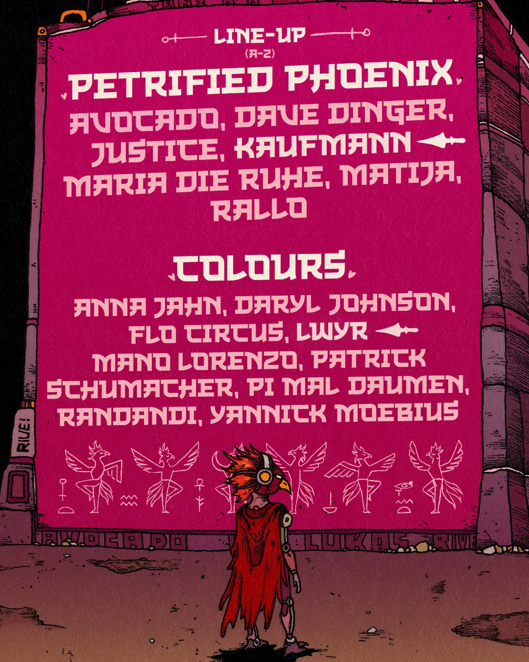 COLOURS with Kaufmann - Petrified Phoenix Showcase - Day & Night