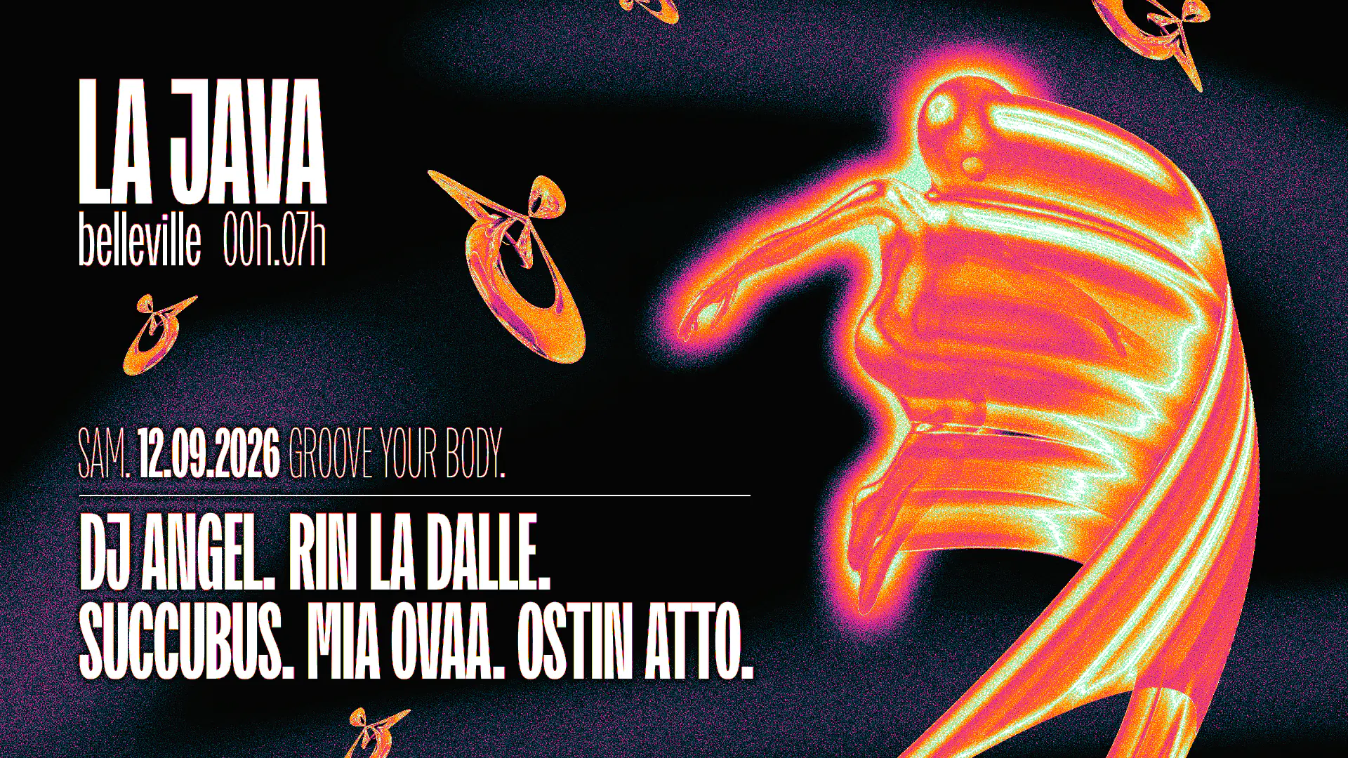 Dj Angel, Rin La Dalle, Succubus & More: Groove your body