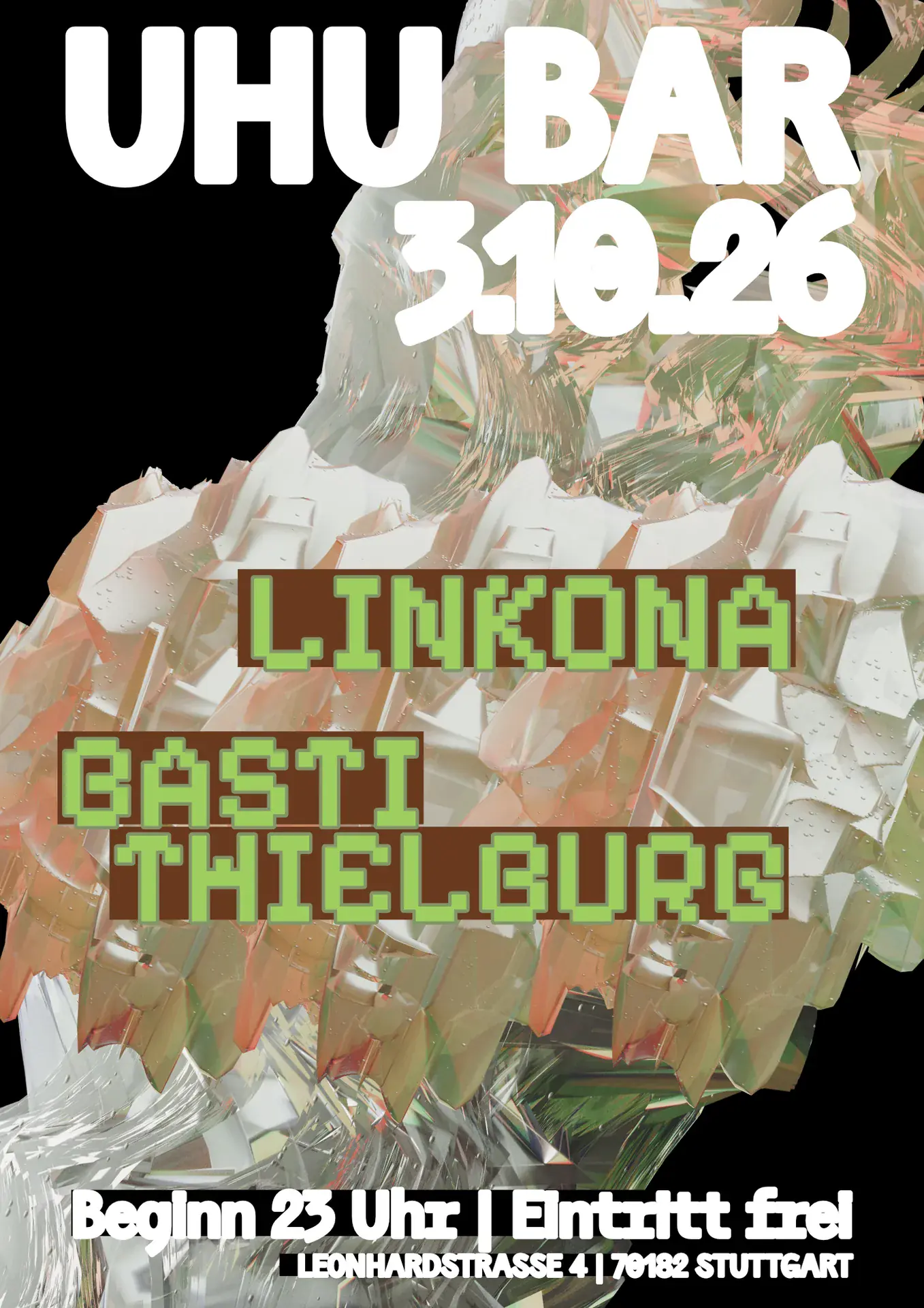 Linkona & Basti Thielburg all night long at UHU Bar
