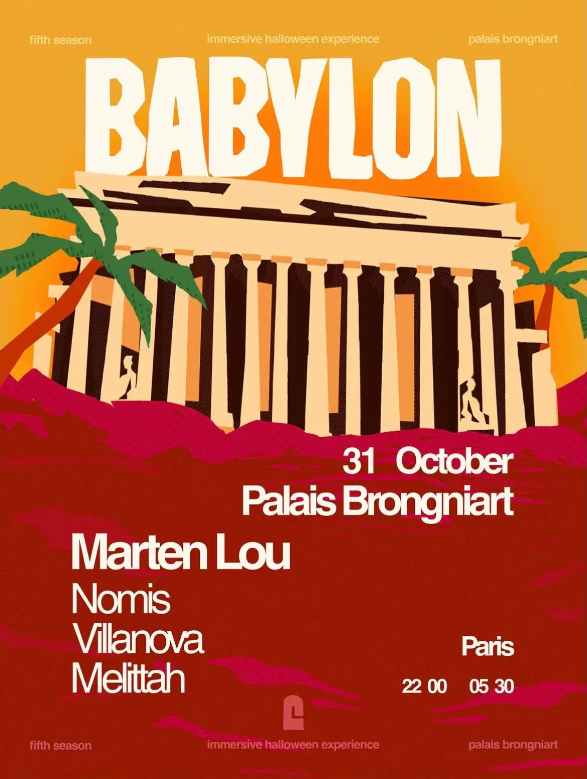 Babylon Halloween 2026 : Marten Lou au Palais Brongniart