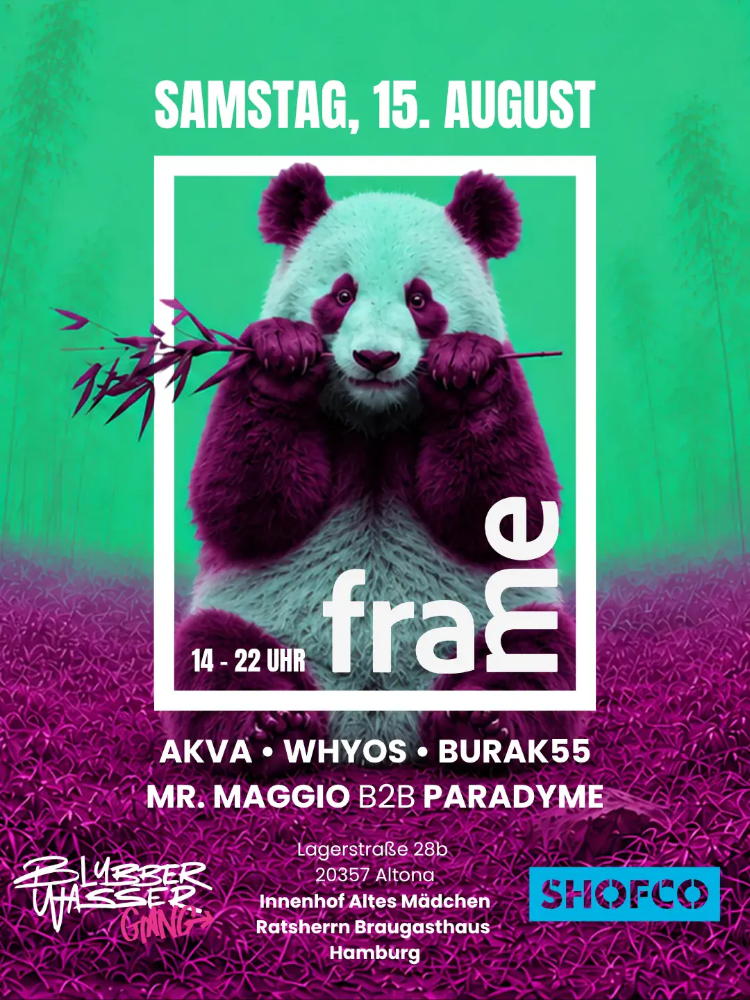 Frame Open Air / W AKVA, MR. MAGGIO, PARADYME, WHYOS, Burak55