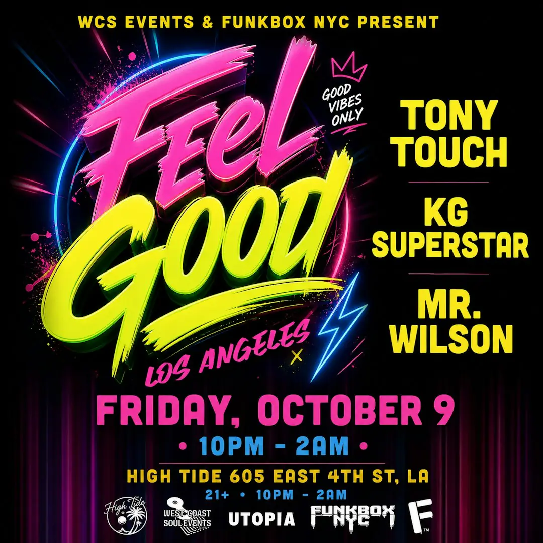 FUNKBOX LA! Tony Touch, KG Superstar, Mister Wilson