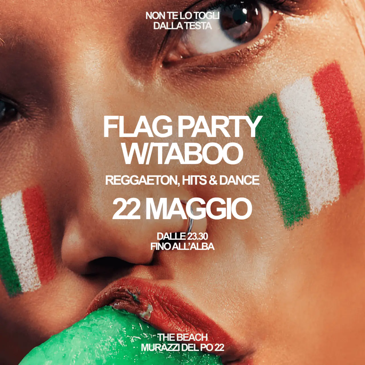 FLAG PARTY W / TABOO | The BEACH (Murazzi - Torino)