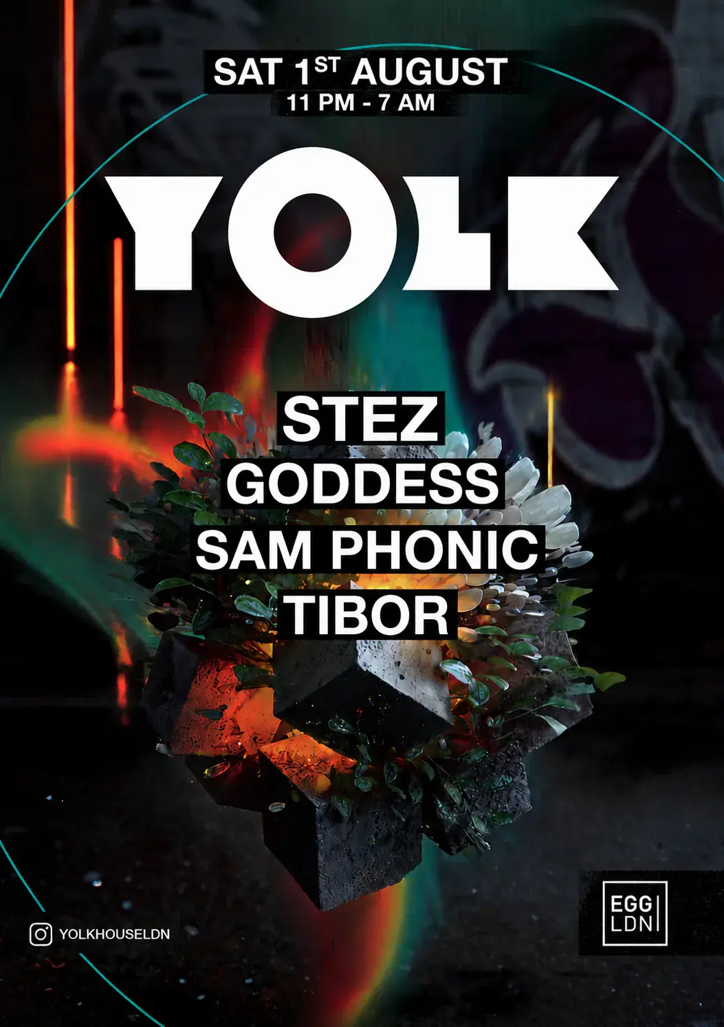 YOLK: *special* ACID HARRY (House + Tech-House) at EGG LDN
