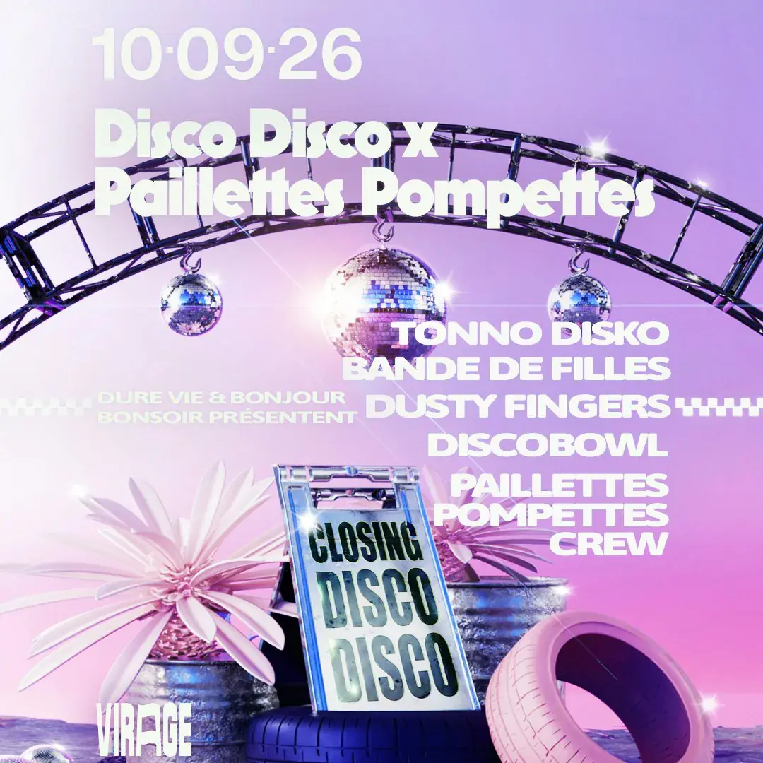DISCO DISCO x PAILLETTES POMPETTES