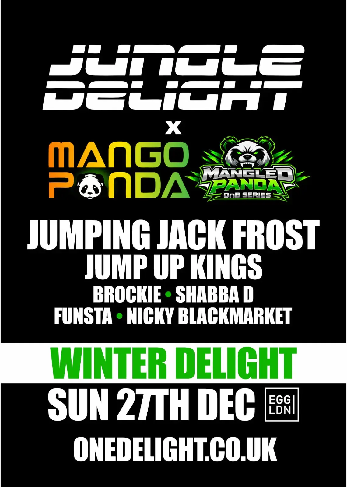 Jungle Delight x Mango Panda - Winter Delight - Egg London