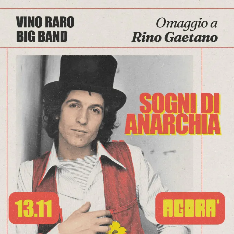 Omaggio a Rino Gaetano w / Vino Raro Big Band
