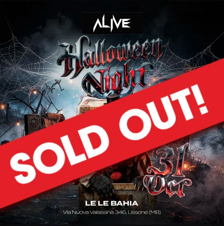ALIVE HALLOWEEN NIGHT 31 / 10 / 2026