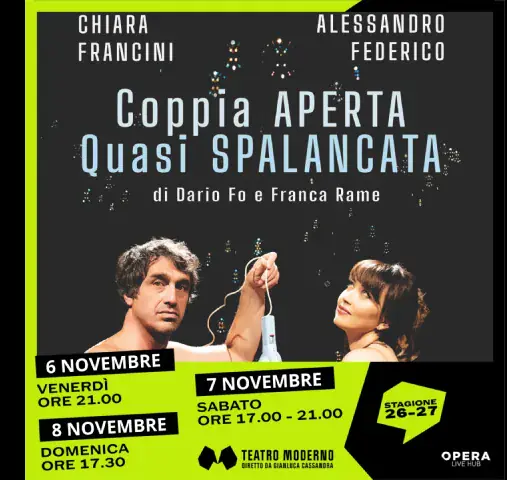 Coppia aperta quasi spalancata