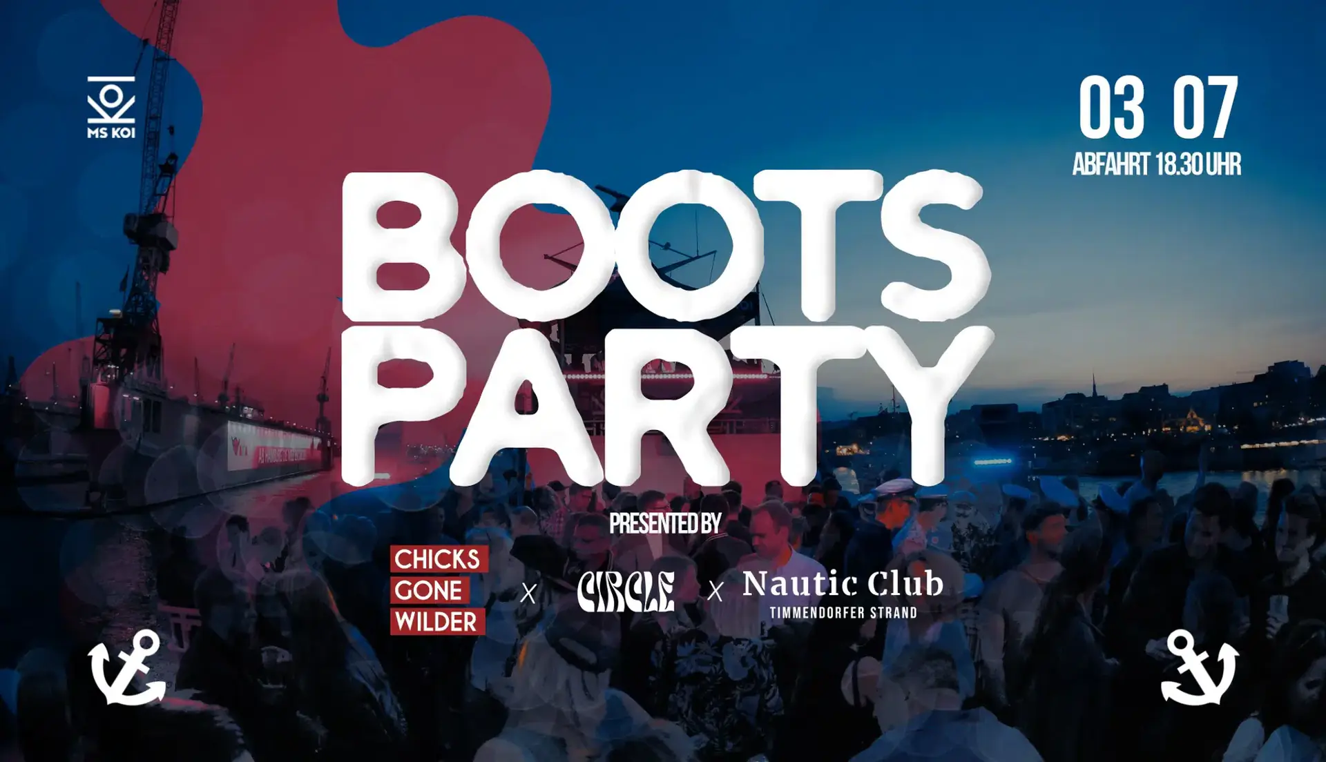 CIRCLE x NAUTIC CLUB x CGW pres. BOOTSPARTY EDT