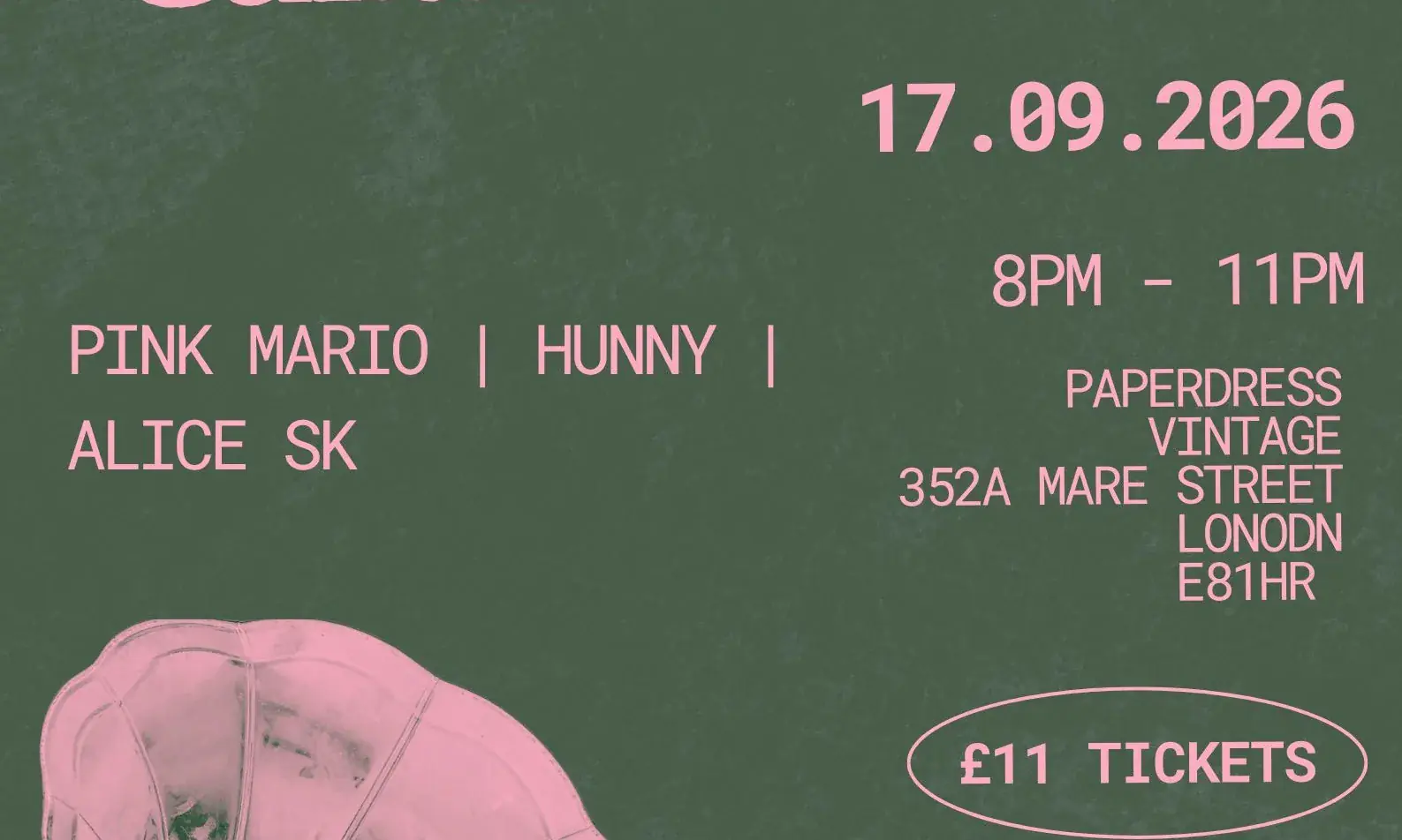Sound 4 Samaritans: Pink Mario, Hunny, Alice SK
