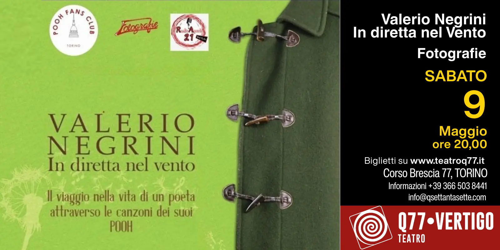 „Valerio Negrini – Live in the wind“ Hommage an Pooh – Coverband-Fotos
