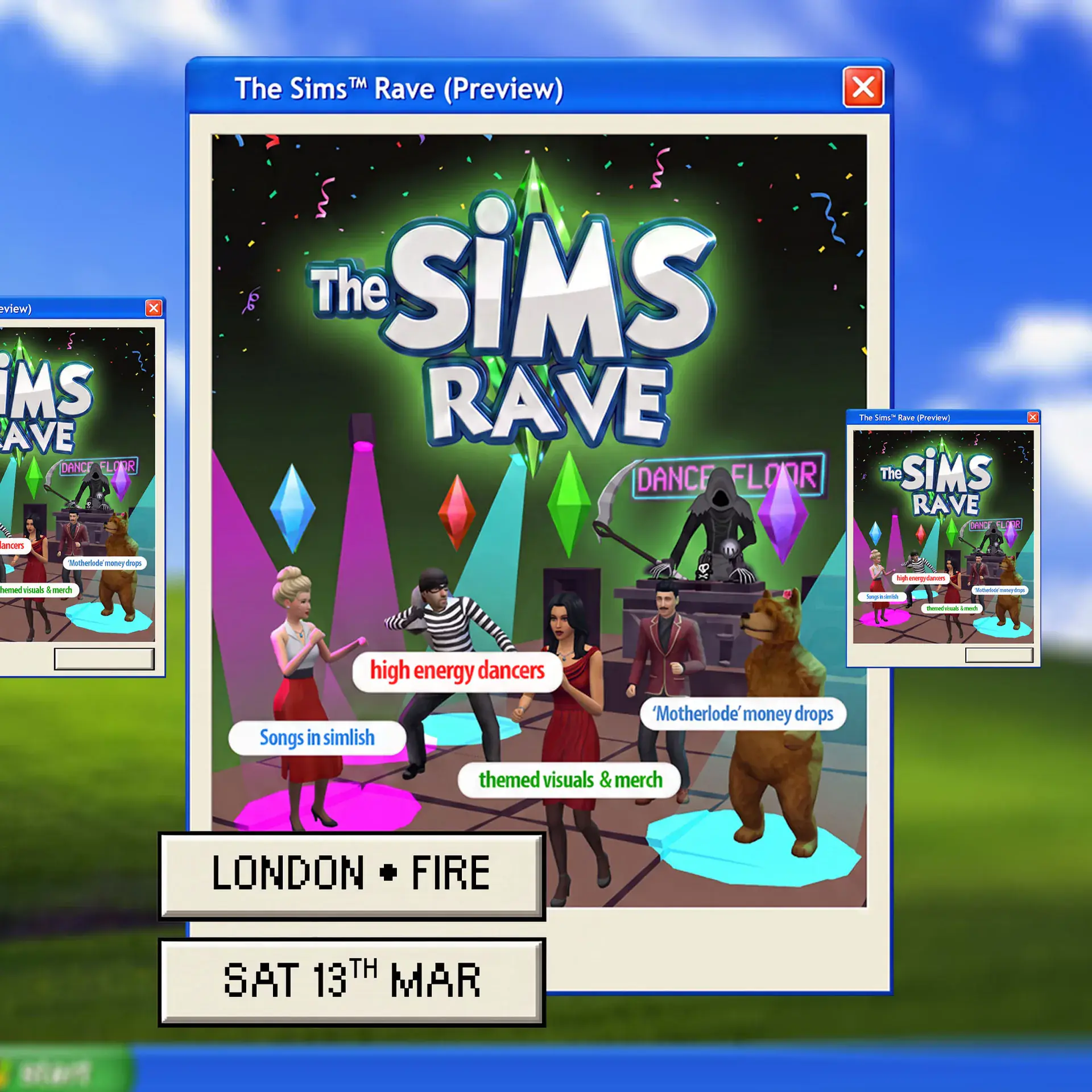 The Sims Rave - London