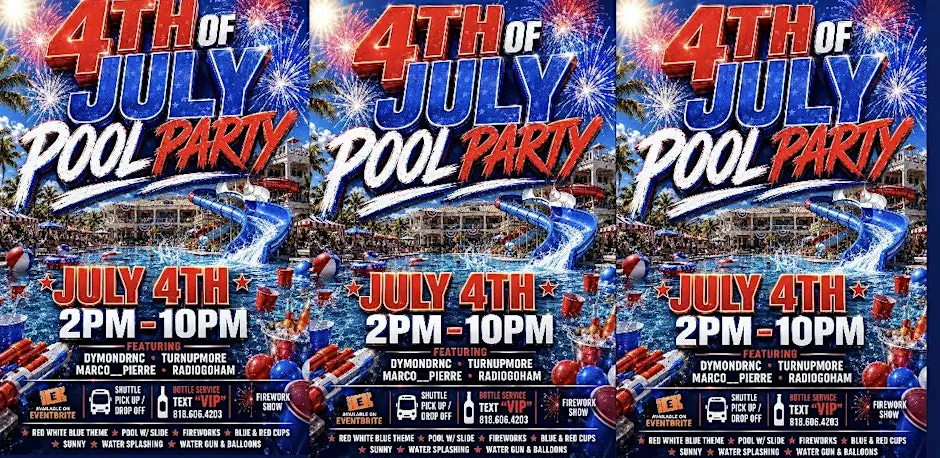4TH OF JULY POOL PARTY - RADIO BASE + EKE PERFORMING 2026