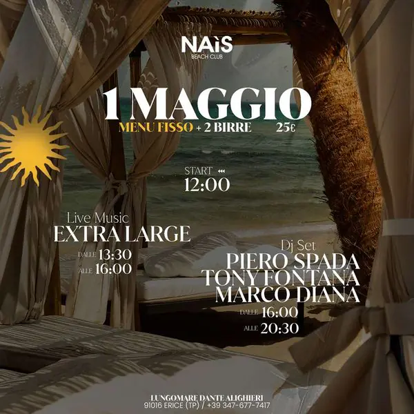 Nas Beach Club 1st May Opening Party