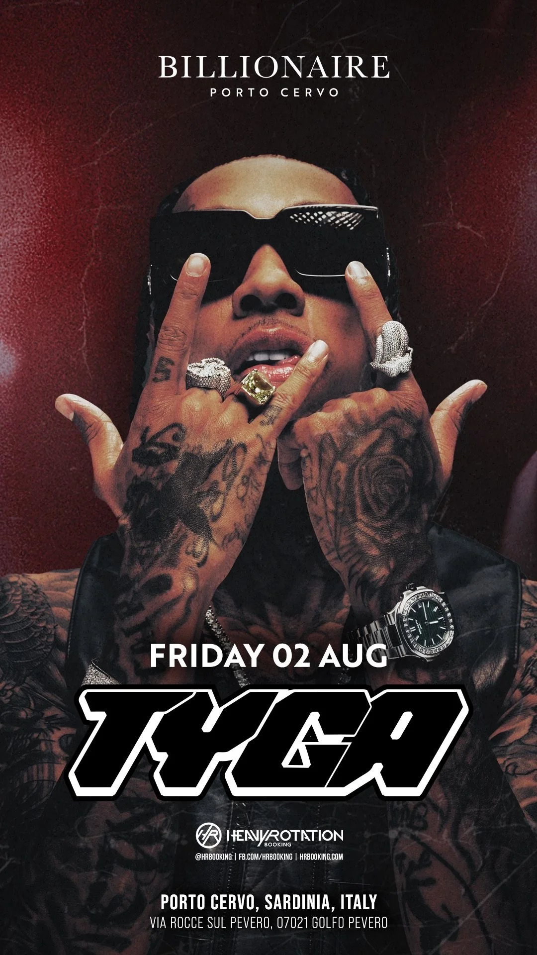 TYGA al BILLIONAIRE Porto Cervo