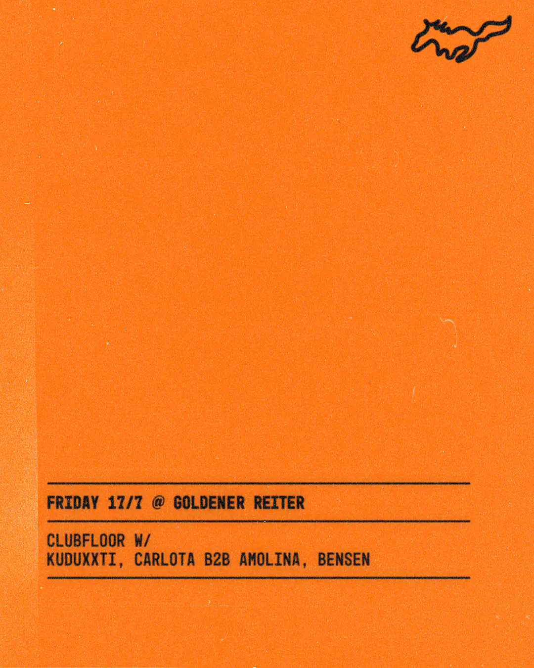 Clubfloor with Kuduxxti, Carlota b2b Amolina, Bensen