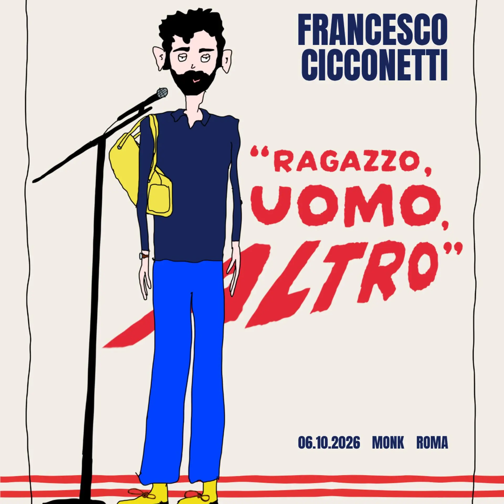 Francesco Cicconetti in "Ragazzo, uomo, altro"