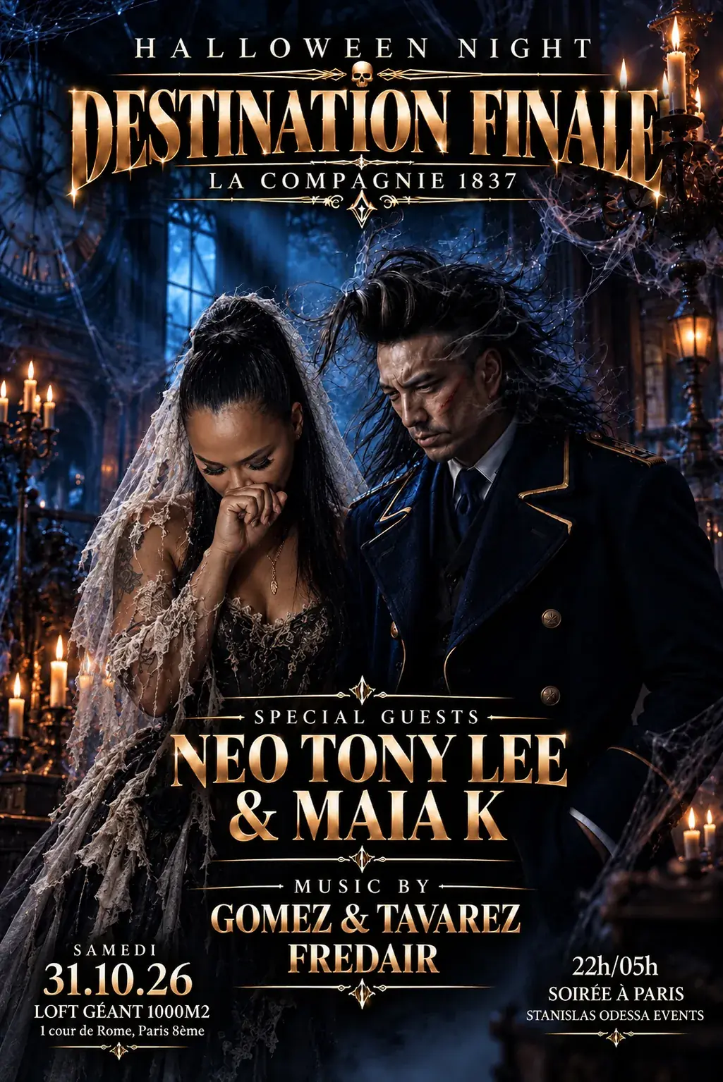 NEO TONY LEE & Maia K para Halloween Paris