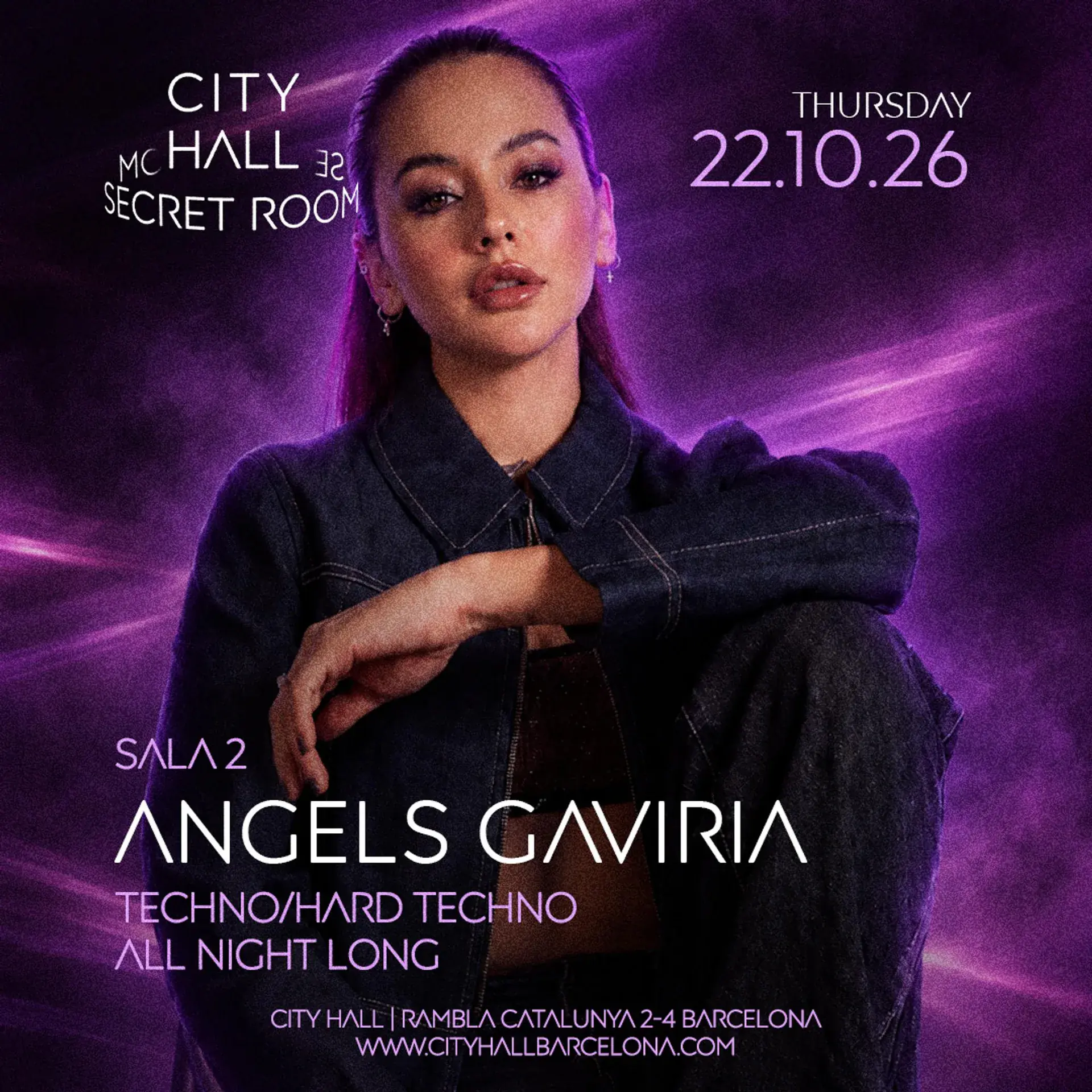 THURSDAY | ANGELS GAVIRIA | SECRET ROOM