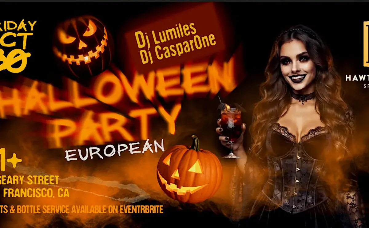 European Halloween Party feat. DJ Lumiles & DJ Casparone + Slic3R