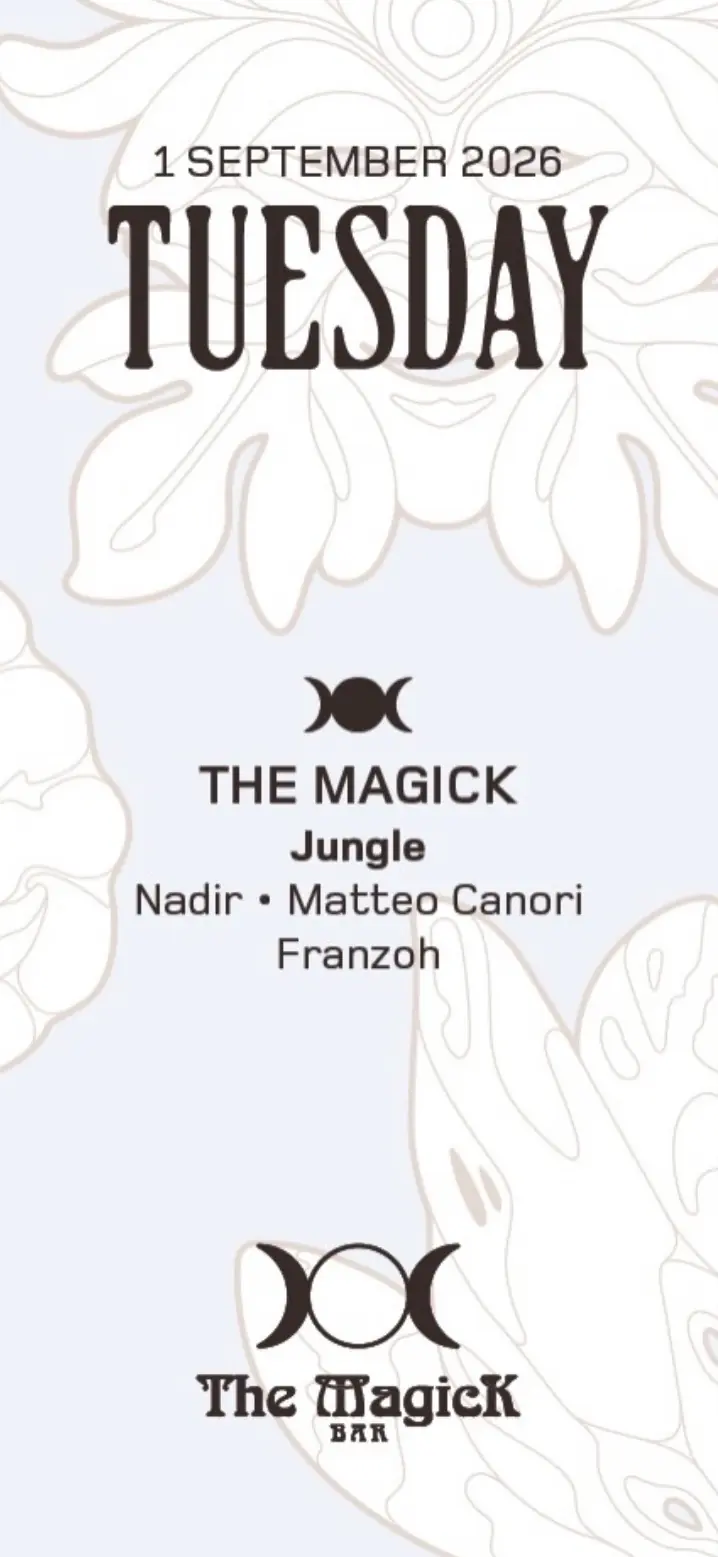 Jungle at Magick bar with Franzoh