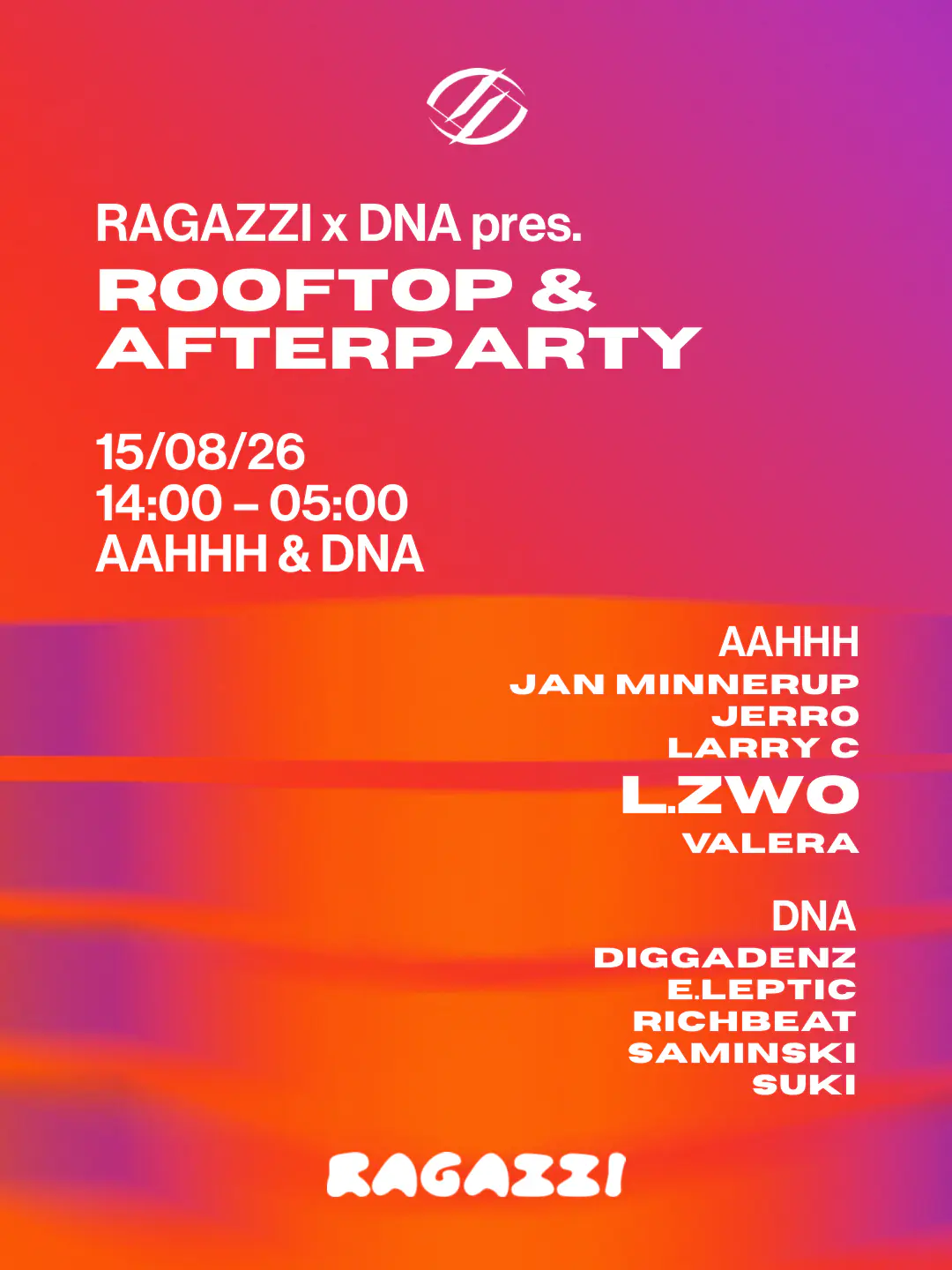 ragazzi x DNA pres. ROOFTOP & Afterparty