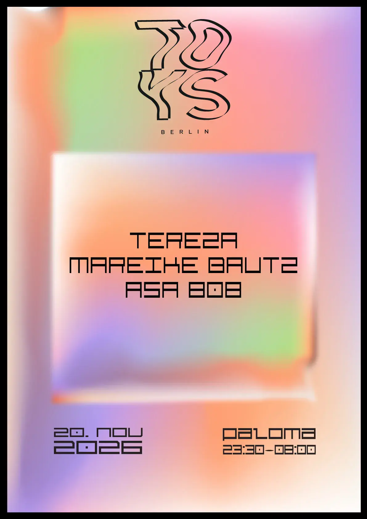 TOYS takeover mit Tereza, Mareike Bautz & ASA 808