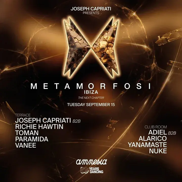 Joseph Capriati presents Metamorphosis