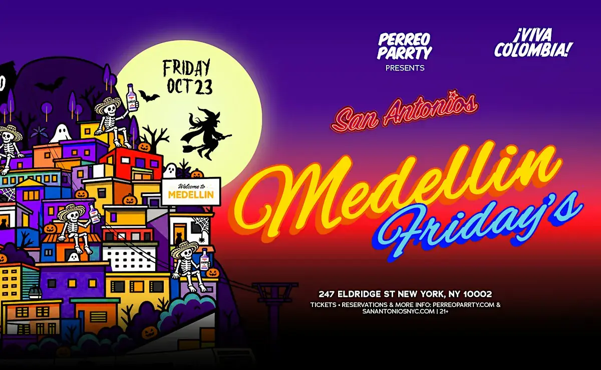 Medellin Fridays Halloween - Colombian Reggaeton Party at San Antonios Bar