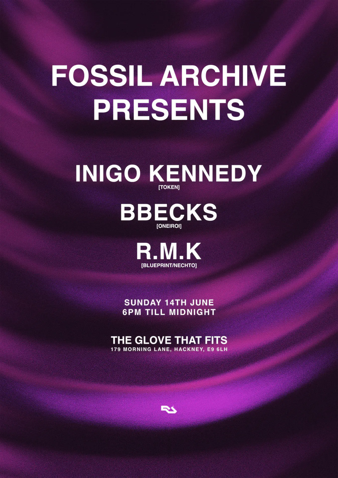 Fossil Archive presents: Inigo Kennedy, bbecks, R.M.K