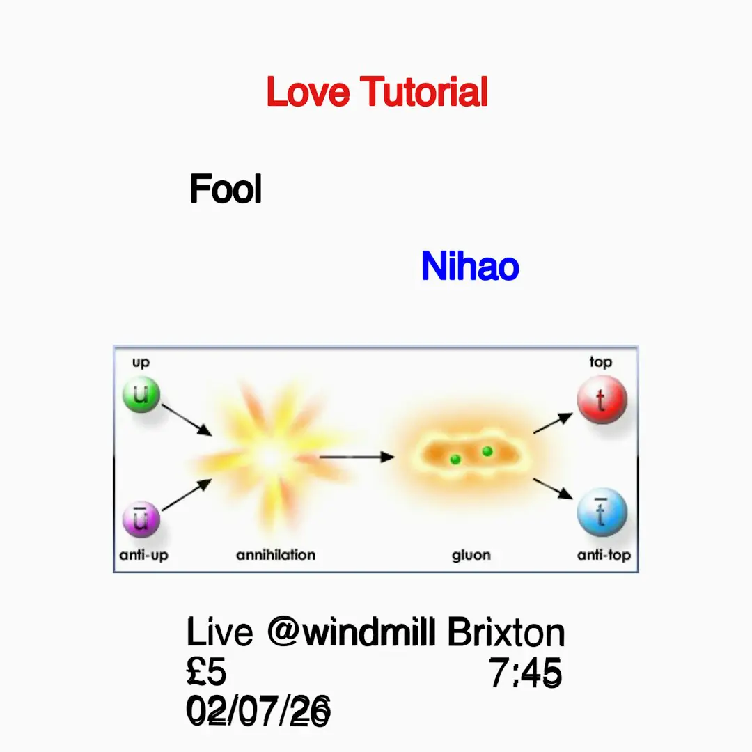 Love Tutorial, Fool, Nihao