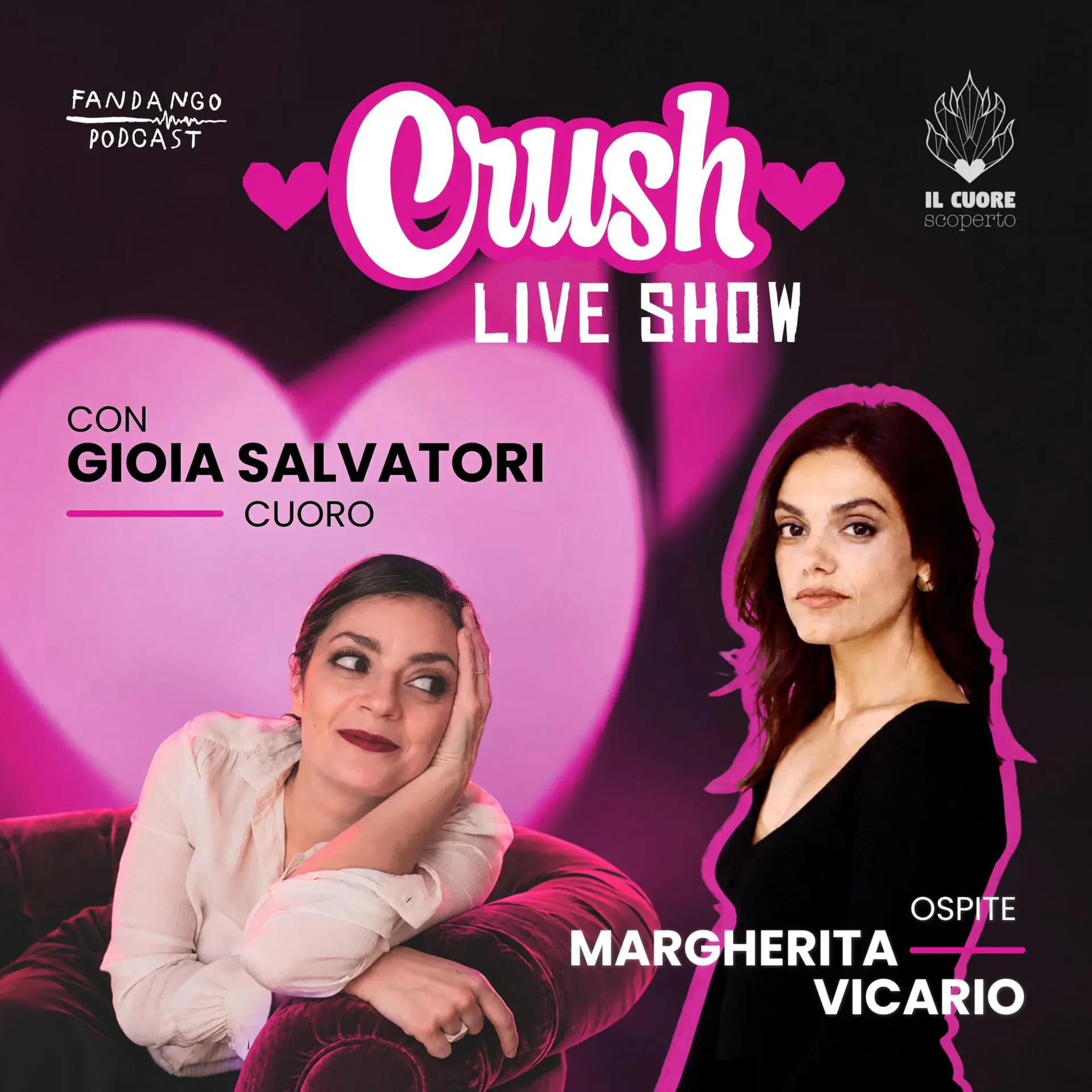 CRUSH Live Show con Gioia Salvatori e Margherita Vicario