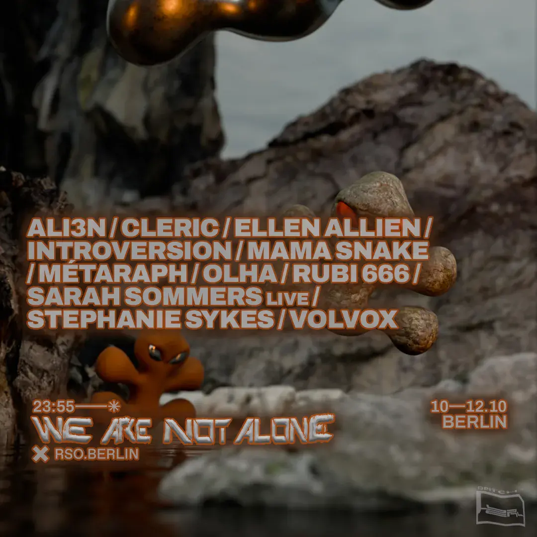 WE ARE NOT ALONE