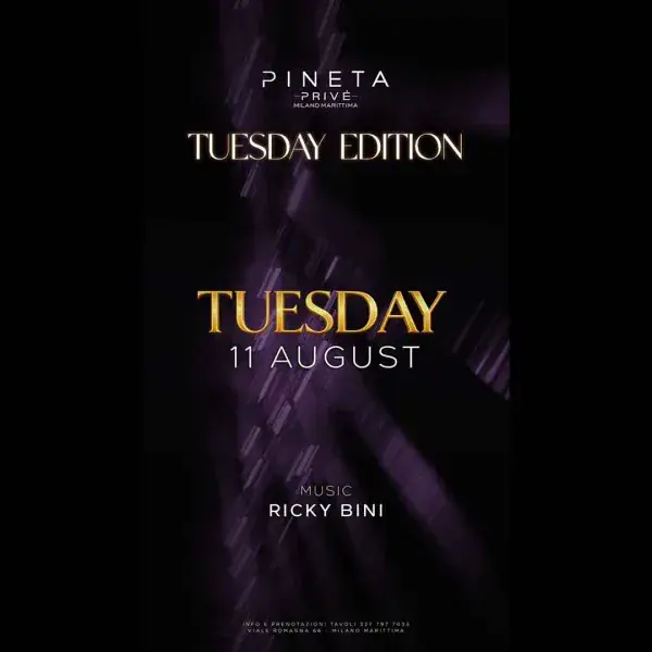 TUESDAY EDITION | Pineta privè